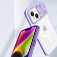 Чoхол до iPhone 15 Plus, Slide Camera Magsafe, фіолетовий