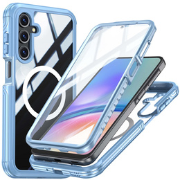 Чохол для Samsung Galaxy A16, Shockproof, зі склом, для MagSafe, м'яти