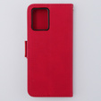 Откидной чехол для Motorola Moto G54 5G, Card Slot, красный