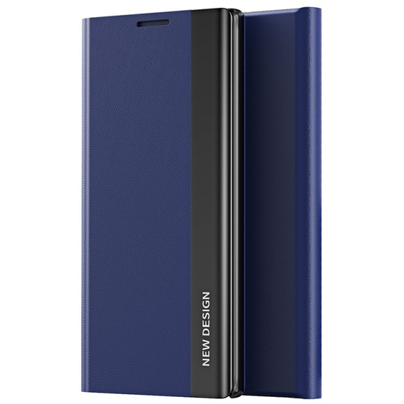 Откидной чехол для Xiaomi 12 / 12X, Side Magnetic, темно-синий