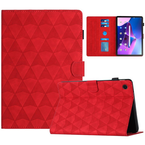 Чохол для Lenovo Tab M10 Plus 10.6 Gen 3 TB-125F TB-128F, Classic, з місцем для стилуса, червоний