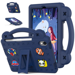 Дитячий чохол для планшета iPad mini 8.3" 2021 (6 gen.) / iPad mini 8.3" 2024 (7 gen.), Cute Patterns, з підставкою, темно-синій