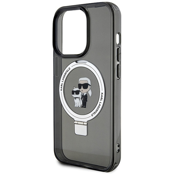 Чехол Karl Lagerfeld Ring Stand Karl & Choupette MagSafe для iPhone 15 Pro