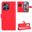 Футляр з клапаном для Motorola Edge 50 Neo / Motorola ThinkPhone 25, Crazy Horse Wallet, червоний