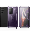 Бронированный чехол для Samsung Galaxy S23 Ultra, Dexnor Full Body (Two Frames), фиолетовый