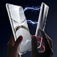 Чохол для Oppo Find X8 Pro, Magnetic Dual Glass, сріблястий