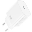 Мережевий зарядний пристрій XO CE12, USB-C, 20 Вт + USB-C - кабель блискавки, білий