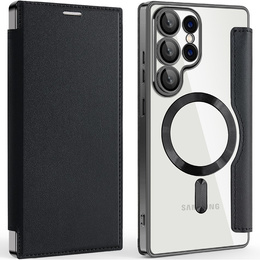 Чохол-книжка для Samsung Galaxy S25 Ultra, RFID Wallet MagSafe CamShield, чорний