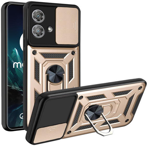 Чохол NOX Camera Slide Motorola Edge 40 Neo, CamShield Slide, золото