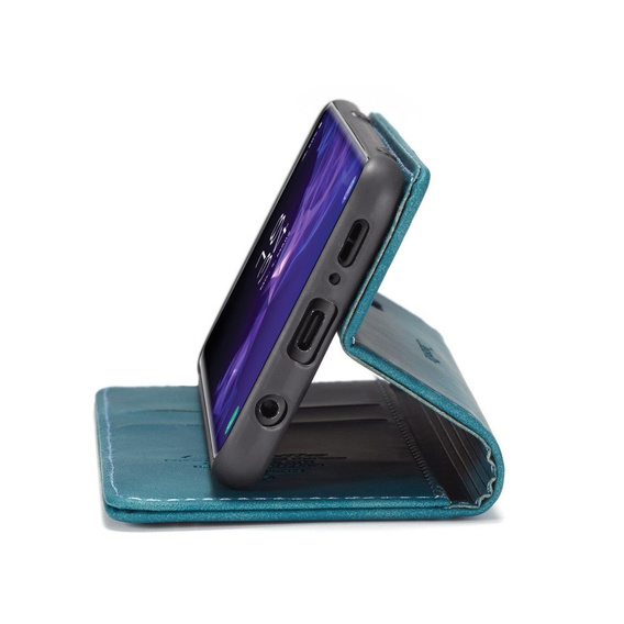 Чехол CASEME для Samsung Galaxy S9, Leather Wallet Case, синий