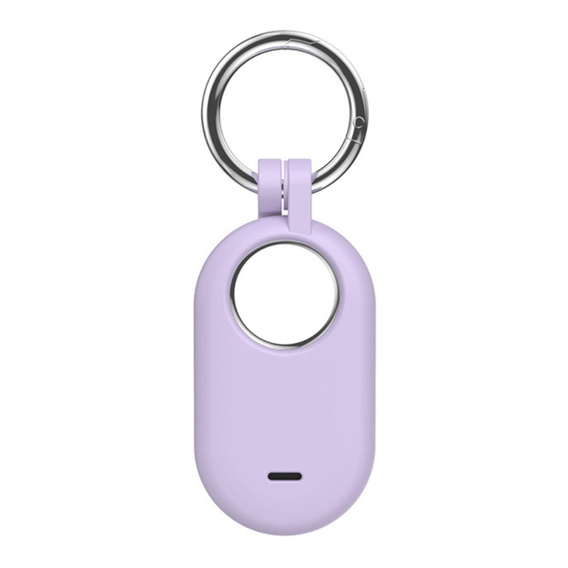 Силиконовый чехол-брелок для Samsung SmartTag2, фиолетовый