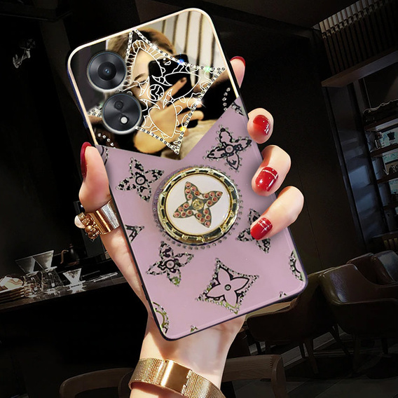 Чехол Fashion до Oppo A78 5G, фиолетовый