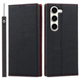 Шкіряний чохол для Samsung Galaxy S23, ERBORD Grain Leather, чорний