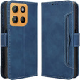 Футляр з клапаном для Motorola Moto G15 / Motorola Moto G15 Power, Card Slot, темно-синій