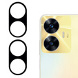 2х гартоване скло ERBORD для камери, щоб Realme C55, чорний