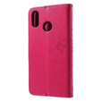 Откидной чехол для Huawei P20 Lite, Wallet tree, розовый