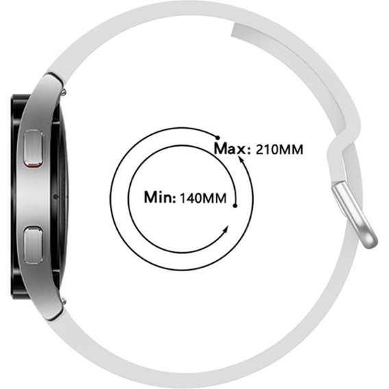 Силіконовий ремінець для Galaxy Watch 4 / 5, Grey
