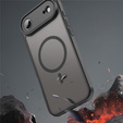 Матовый чехол для iPhone Air, для MagSafe, с защитой камеры, матовый черный