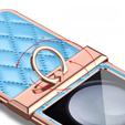 Чехол для Samsung Galaxy Z Flip5 5G, Electro Stitching , синий