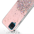 Чoхол до Samsung Galaxy A12 / M12 / A12 2021, Glittery, рожевий