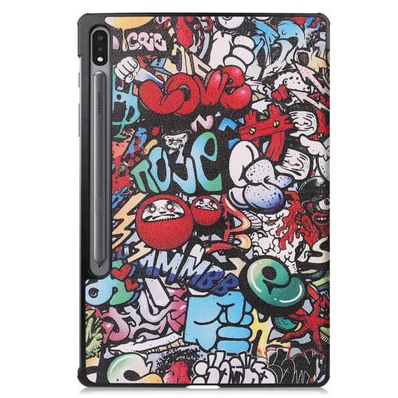 Чехол для Samsung Galaxy Tab S9 Plus, Smartcase, graffiti