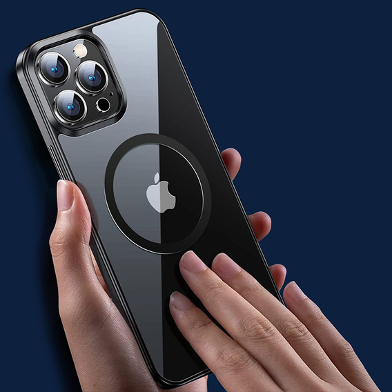 Чoхол до iPhone 14 Pro Max, ERBORD Hybrid MagSafe Case, чорний