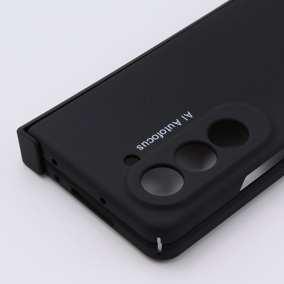 Чохол для Samsung Galaxy Z Fold5 5G, зі склом, чорний