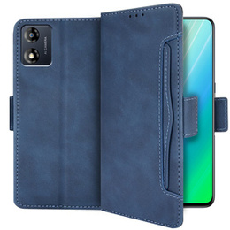 Откидной чехол для Motorola Moto E13, Card Slot, синий