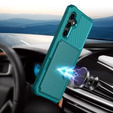 Чехол для Samsung Galaxy S23 FE, Card Holder Kickstand, зелёный