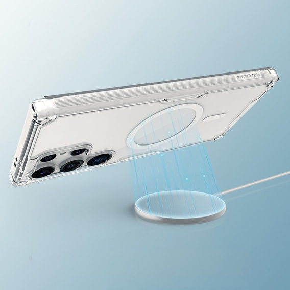 Чехол NILLKIN для Samsung Galaxy S24 Ultra, Nature TPU, для Magsafe, прозрачный