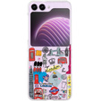 Чохол для Samsung Galaxy Z Flip 5 5G, жорсткий чохол, різнокольоровий London