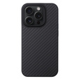 Чохол для iPhone 15 Pro, Aramid Fiber Cover, чорний