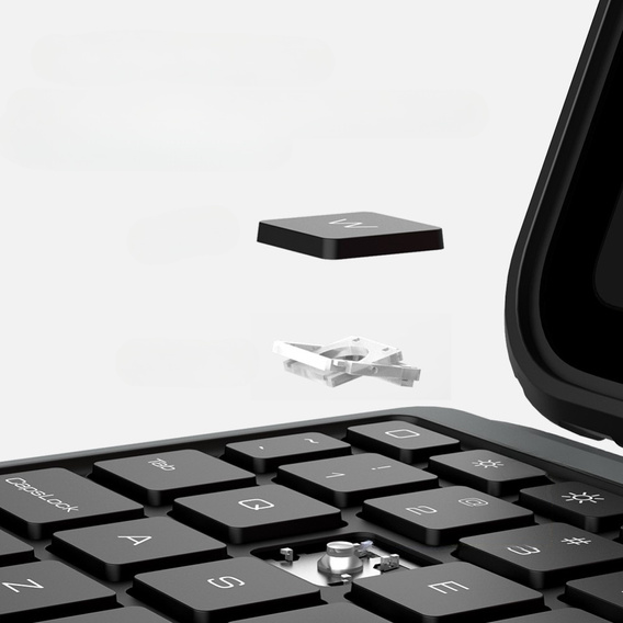 Чохол + клавіатура iPad 10.9 2022, NILLKIN Bumper Pen Slot, чорний