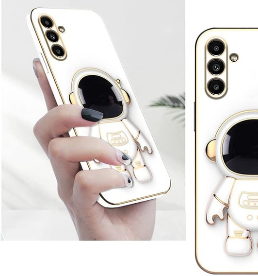 Чехол до Samsung Galaxy A56 5G, Astronaut, белый