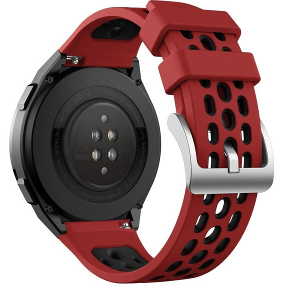 Силіконовий ремінець для Huawei Watch GT 2e, Red / Black