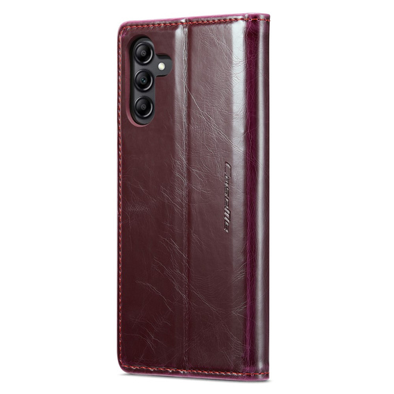 Флип-кейс CASEME для Samsung Galaxy A34 5G, Waxy Textured, красный