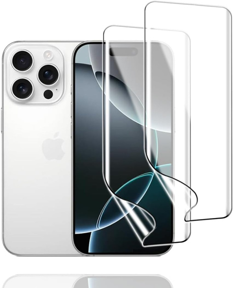 2x Гідрогелева плівка для iPhone 15 Pro Max, ERBORD Hydrogel Foil