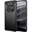 Чoхол до Xiaomi Redmi Note 14 Pro, Carbon, чорний