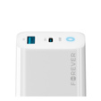 Зарядное устройство Forcell 65W GaN 2x USB C 1x USB A , White