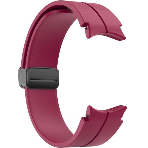 Силіконовий ремінець для Fitbit Inspire 3, Red Samsung Galaxy Watch 4 / 5 40/42/44/46/45MM PRO, Claret