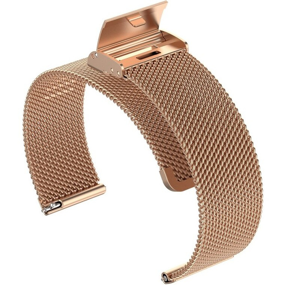 Универсальный миланский браслет 18 мм, розовый rose gold