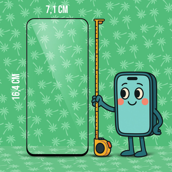 Закаленное стекло 5D Full Glue Smart Palm для Motorola Moto G35 5G