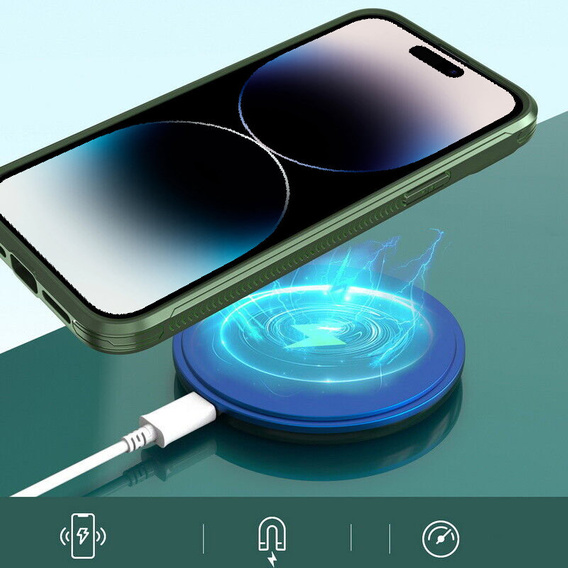 Чoхол до iPhone 14 Pro Max, Slide Camera Magsafe, зелений