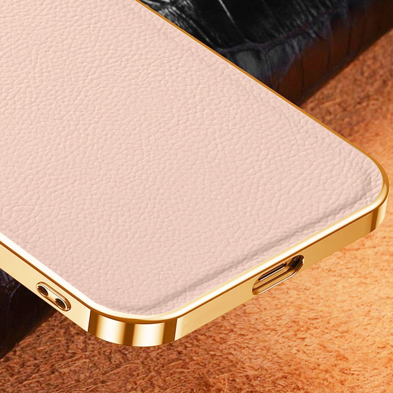 Чoхол до Samsung Galaxy S23 Ultra, Cowhide Leather, рожевий