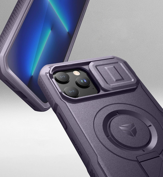 Броньований чохол для iPhone 15, Dexnor CamProtect MagSafe, зелений (Дві рамки)