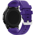 Силіконовий ремінець Twill Texture 22mm, Purple