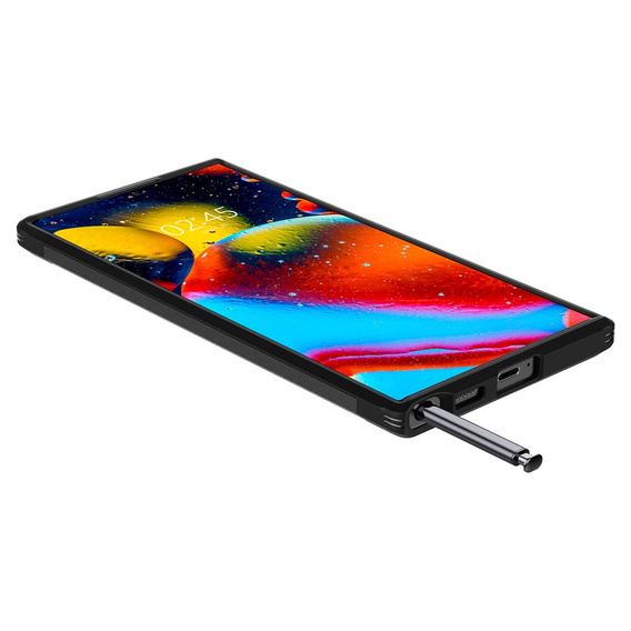 Чoхол Spigen до Samsung Galaxy S22 Ultra, Tough Armor, чорний