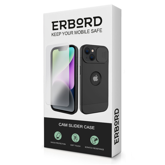 Чехол до Samsung Galaxy A54 5G, Slide Camera, чёрный