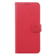 Футляр з клапаном для Oppo A38 4G / Oppo A18 4G, Crazy Horse Wallet, червоний