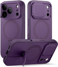 Чехол Suritch Shockproof с подставкой и защитой камеры, для MagSafe для iPhone 17 Pro Max